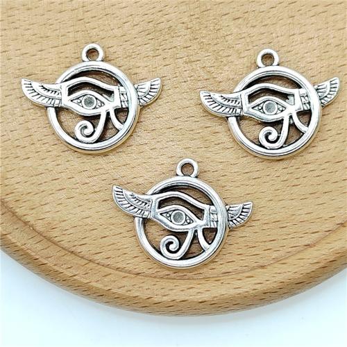 Wing Shaped Tibetan Style Pendants, antique silver color plated, DIY & 1/1 loop, 25x18mm, 100PCs/Bag, Sold By Bag