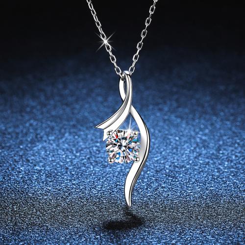 925 Sterling Silver Necklace, with 2inch extender chain, different materials for choice & oval chain & for woman, Length:15.7 Inch, Sold By PC