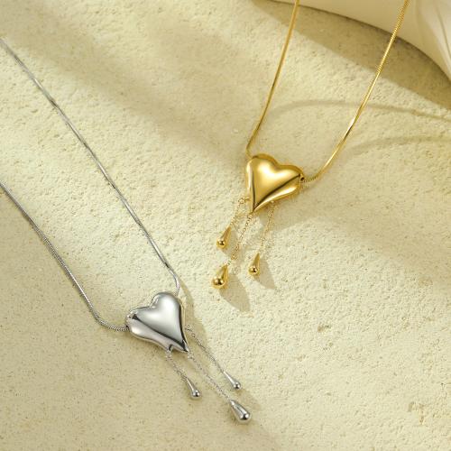 Stainless Steel Jewelry Necklace, 304 Stainless Steel, with 5cm extender chain, fashion jewelry & for woman, more colors for choice, Length:Approx 42 cm, Sold By PC