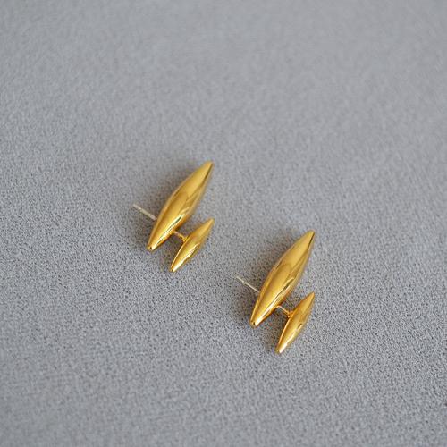 Brass Stud Earring, fashion jewelry & for woman, more colors for choice, 22.50mm, Sold By Pair