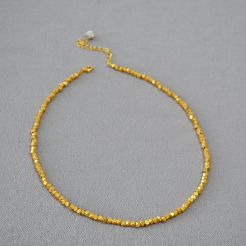 Brass Necklace, fashion jewelry & for woman, more colors for choice, Length:Approx 45 cm, Sold By PC