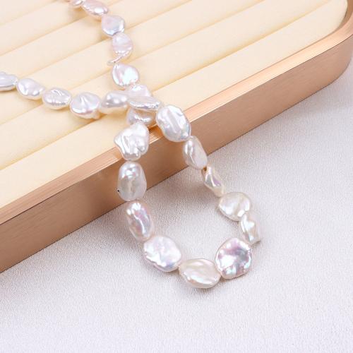 Cultured Baroque Freshwater Pearl Beads, DIY, white, about:12-18mm, Sold Per Approx 38 cm Strand