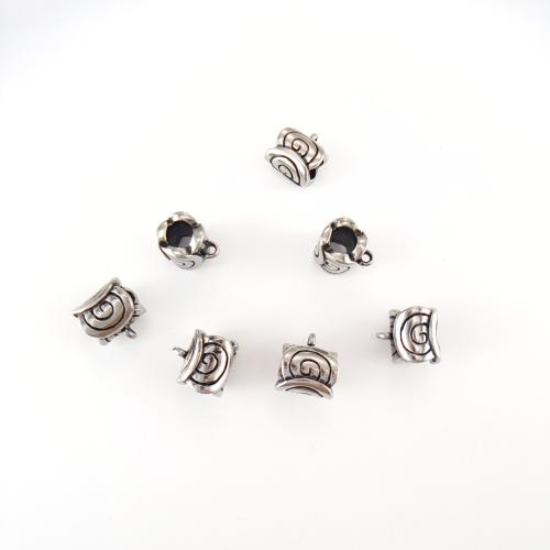 Edelstahl-Beads, 304 Edelstahl, plattiert, DIY, 11x10x5mm, verkauft von PC