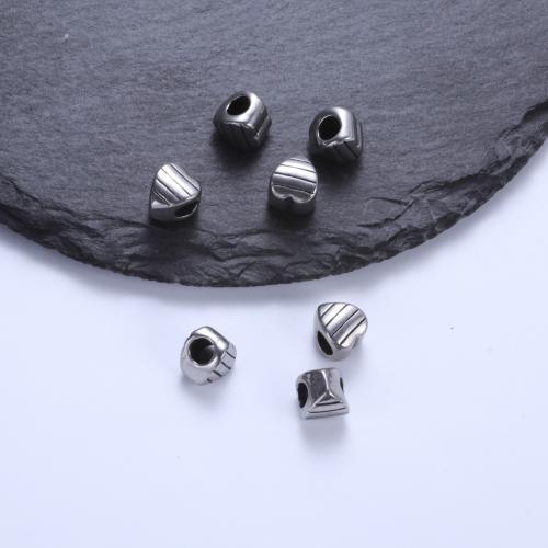 Edelstahl-Beads, 304 Edelstahl, Herz, plattiert, DIY, verkauft von PC