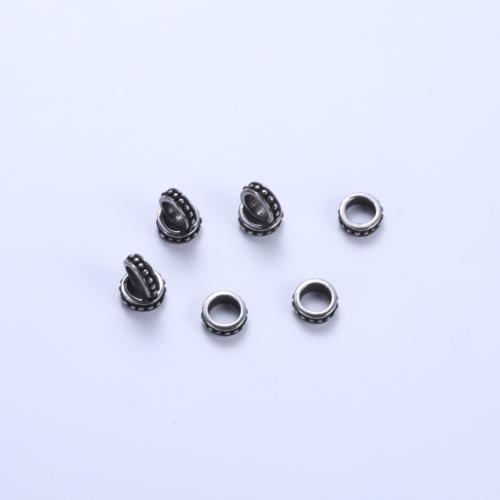 Edelstahl-Beads, 304 Edelstahl, rund, plattiert, DIY, verkauft von PC