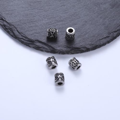 Stainless Steel Beads, 304 Stainless Steel, Column, plated, DIY, Sold By PC