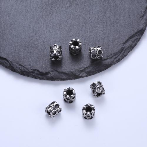 Edelstahl-Beads, 304 Edelstahl, plattiert, DIY, verkauft von PC