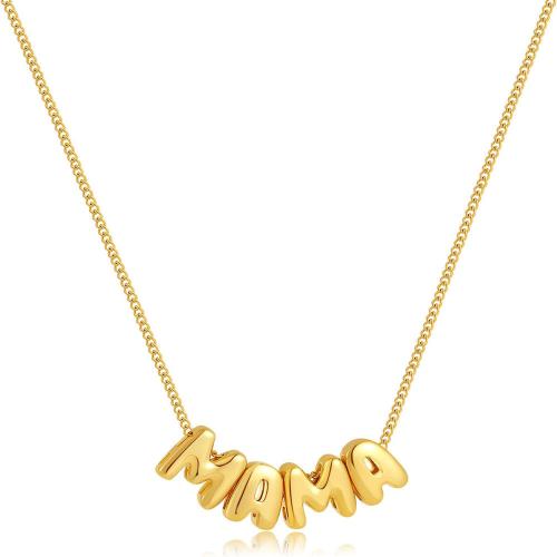 Brass Necklace, plated, for woman, more colors for choice, Length:Approx 41-50 cm, Sold By PC