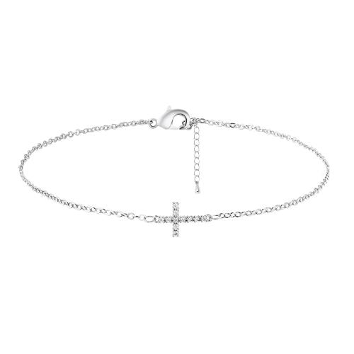 Bracelet cubique en laiton zircon pavent, Placage, styles différents pour le choix & pavé de micro zircon & pour femme, plus de couleurs à choisir, Vendu par PC