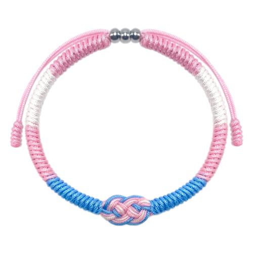 Mode créer Bracelets cordon de cire, corde de cire, avec Acier inoxydable 304, avec 3CM chaînes de rallonge, fait à la main, unisexe, plus de couleurs à choisir, Longueur:Environ 17 cm, Vendu par PC