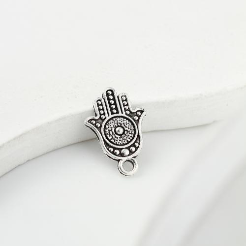 Tibetan Style Hand Pendants, antique silver color plated, DIY, 12x2x18mm, 1400PCs/KG, Sold By KG