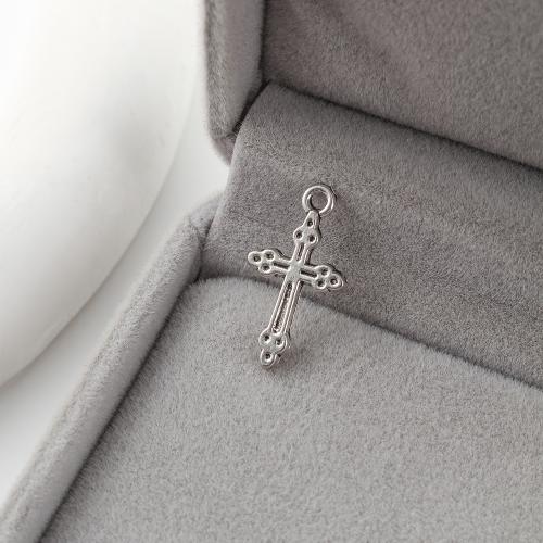 Tibetan Style Cross Pendants, antique silver color plated, DIY, 11x2x20mm, 1400PCs/KG, Sold By KG