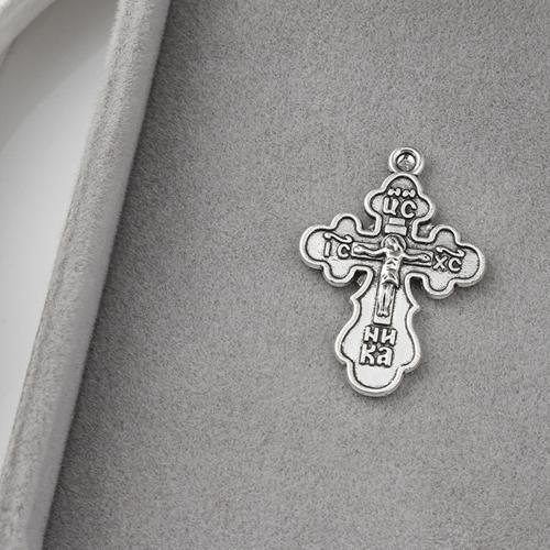 Tibetan Style Cross Pendants, antique silver color plated, DIY, 19x2x28mm, 600PCs/KG, Sold By KG