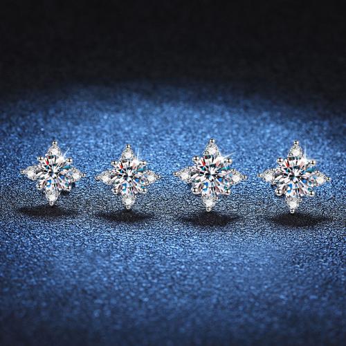 925 Sterling Silver Stud Earring, different styles for choice & for woman, Sold By Pair