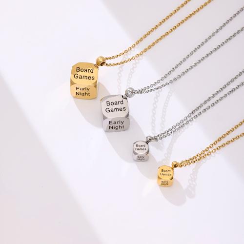 Stainless Steel Jewelry Necklace, 304 Stainless Steel, with 5cm extender chain, fashion jewelry & Unisex & different size for choice & different styles for choice, more colors for choice, Length:Approx 55 cm, Sold By PC