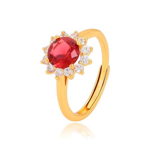 Tibetan Style Finger Ring, fashion jewelry & micro pave cubic zirconia & for woman, more colors for choice, Sold By PC