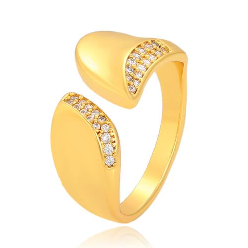 Tibetan Style Finger Ring, fashion jewelry & micro pave cubic zirconia & for woman, Sold By PC