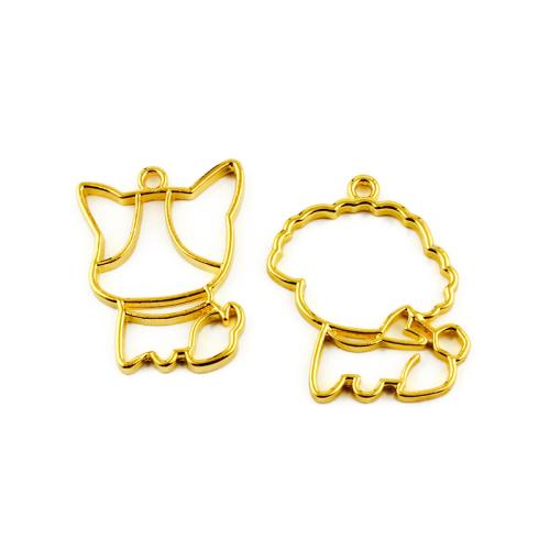 Tibetan Style Animal Pendants, gold color plated, DIY & different styles for choice, more colors for choice, 100PCs/Bag, Sold By Bag