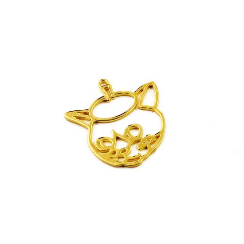 Tibetan Style Animal Pendants, gold color plated, DIY & different styles for choice, more colors for choice, 100PCs/Bag, Sold By Bag