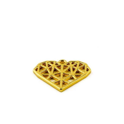 Tibetan Style Heart Pendants, gold color plated, DIY, 30x23mm, 100PCs/Bag, Sold By Bag