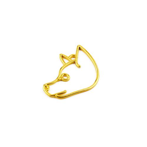 Tibetan Style Animal Pendants, gold color plated, DIY & different styles for choice, more colors for choice, 100PCs/Bag, Sold By Bag