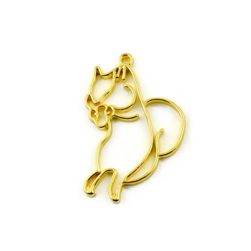 Pendentifs animaux en alliage de zinc, animal, Placage de couleur d'or, DIY & styles différents pour le choix, plus de couleurs à choisir, 100PC/sac, Vendu par sac