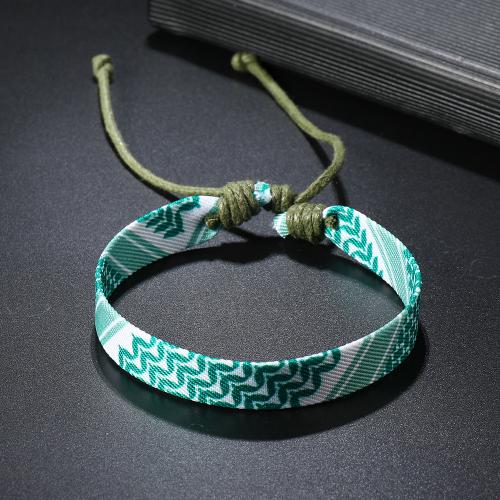 Fashion Create Wax Cord Bracelets, handmade, fashion jewelry & folk style & Unisex, more colors for choice, Length:2.16-2.75 Inch, Sold By PC