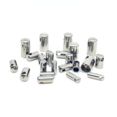 Stainless Steel Cord Tips, 304 Stainless Steel, machine polished, DIY & Unisex & different size for choice, original color, Sold By PC