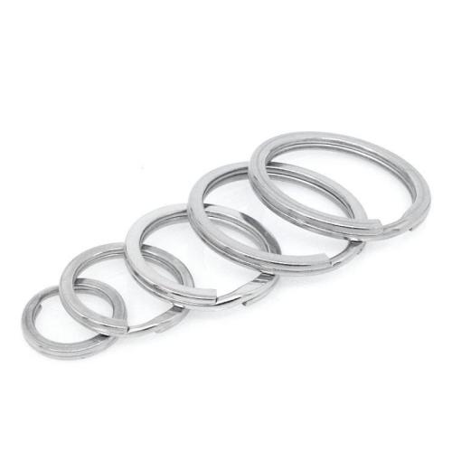 Stainless Steel Split Ring, 304 Stainless Steel, Round, machine polished, DIY & different size for choice, original color, Sold By PC