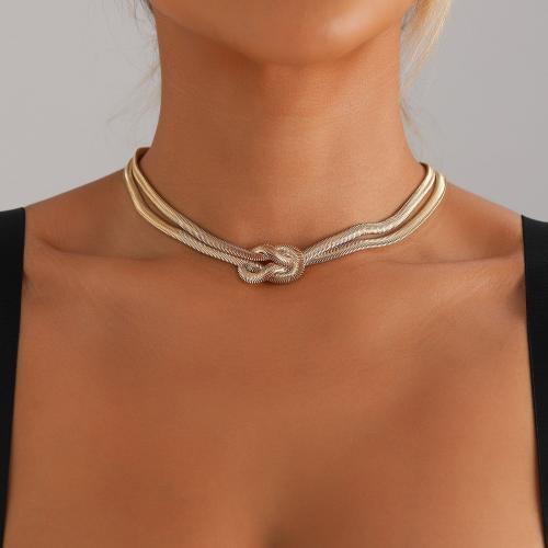 alliage de zinc Collier et bracelet, Placage, chaîne serpent & styles différents pour le choix & pour femme, Vendu par PC