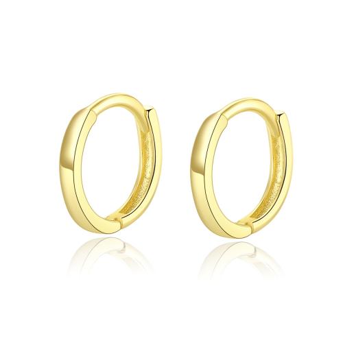 925 Sterling Silver Hoop Earrings, fashion jewelry & for woman, 1.30x8.60mm, Sold By Pair