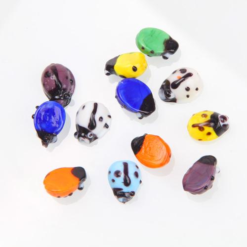 Lampwork Beads, Insect, DIY, more colors for choice, 11x15mm, 20PCs/Bag, Sold By Bag