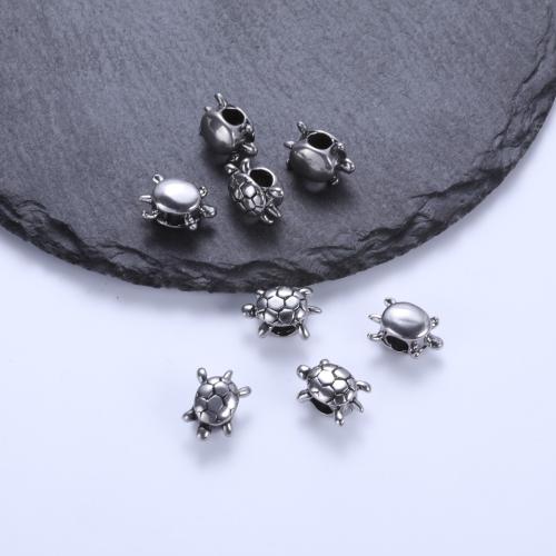 Stainless Steel Beads, 304 Stainless Steel, Turtle, plated, DIY, Sold By PC