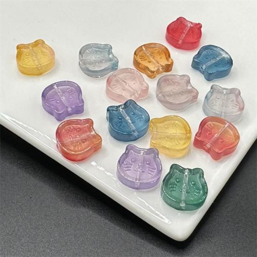 Animal Lampwork Beads, plated, DIY, more colors for choice, 14mm, Approx 100PCs/Bag, Sold By Bag