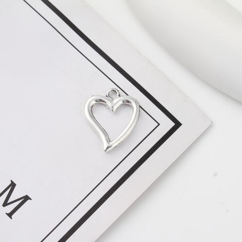 Tibetan Style Heart Pendants, antique silver color plated, DIY, 15x2x18mm, 1000PCs/KG, Sold By KG