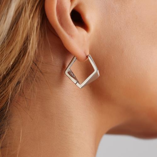 Tibetan Style Lever Back Earring, Geometrical Pattern, plated, fashion jewelry & for woman & hollow, more colors for choice, 22mm, Sold By Pair