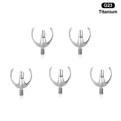 Fashion Personality Body Piercing Jewelry And Accessories, Titanium Alloy, Unisex & different size for choice, original color, Sold By PC