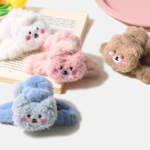 Hair Claw Clips, Plush, handmade, for woman, more colors for choice, 125mm, Sold By PC