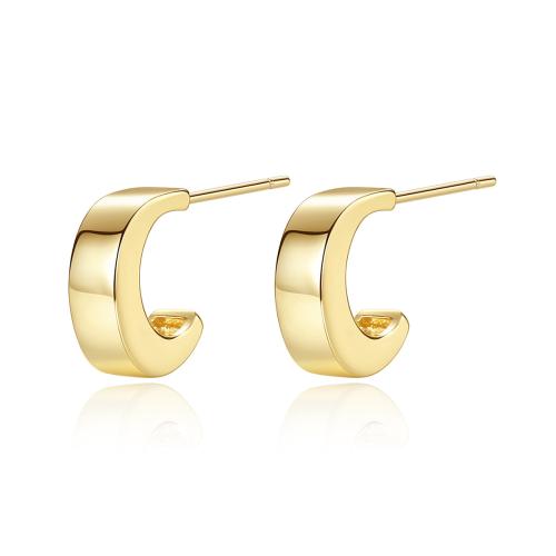 925 Sterling Silver Stud Earrings, fashion jewelry & for woman, 10.87x3.42mm, Sold By Pair