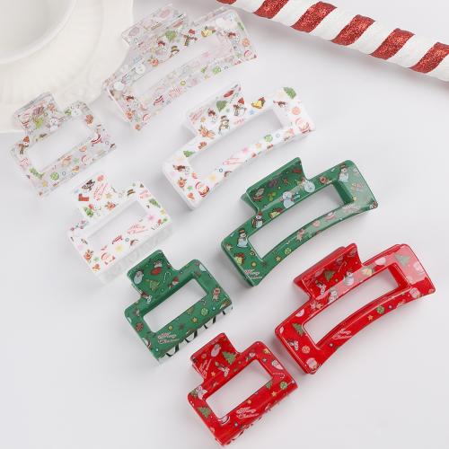 Christmas Hair Clip, Plastic, Christmas Design & different size for choice & different styles for choice & for woman, more colors for choice, Sold By PC