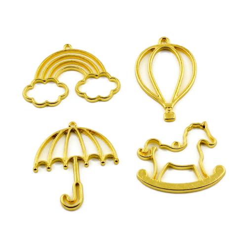 Tibetan Style Pendants, gold color plated, DIY & different styles for choice, more colors for choice, 100PCs/Bag, Sold By Bag