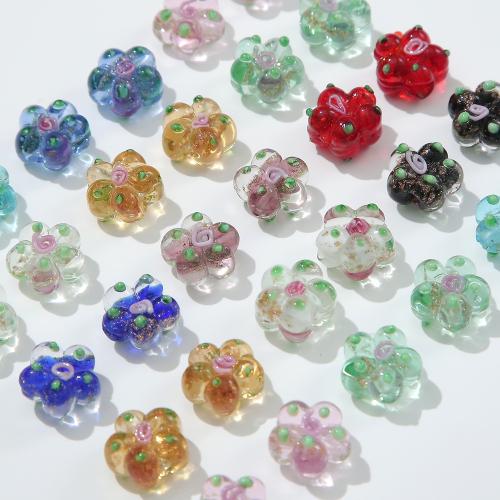 Perles murano faites à la main , chalumeau, DIY, plus de couleurs à choisir, 10x14mm, Trou:Environ 1.5mm, Vendu par PC