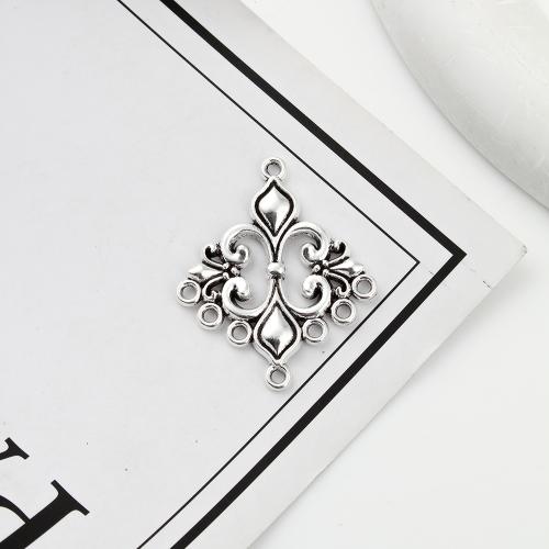 Tibetan Style Connector, antique silver color plated, DIY & 1/1 loop, 29x2x35mm, 300PCs/KG, Sold By KG