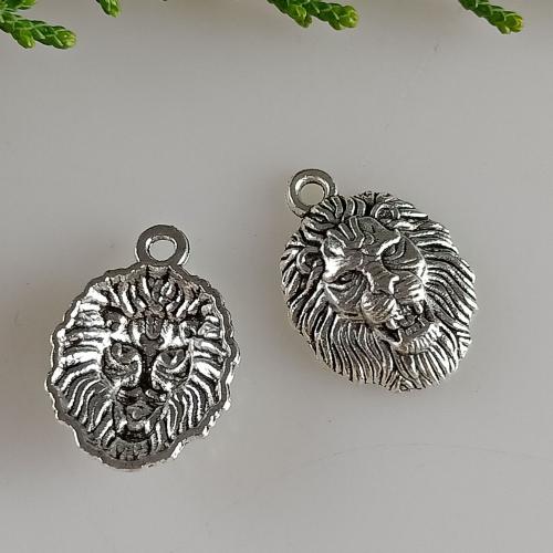 Zink-Aluminium-Anhänger, Zinklegierung, antik silberfarben plattiert, DIY, 14x20mm, 100PCs/Tasche, verkauft von Tasche