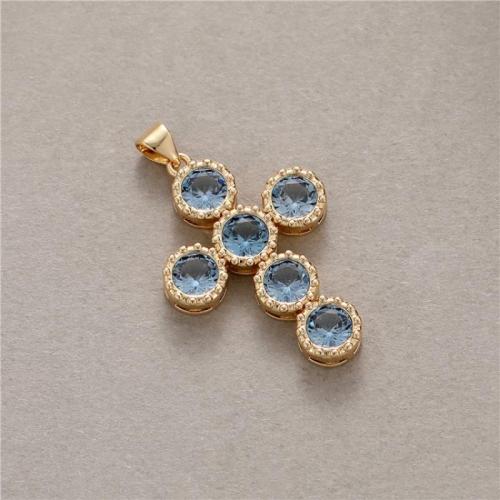 Cubic Zirconia Micro Pave Brass Pendant, DIY & different styles for choice & micro pave cubic zirconia, Sold By PC