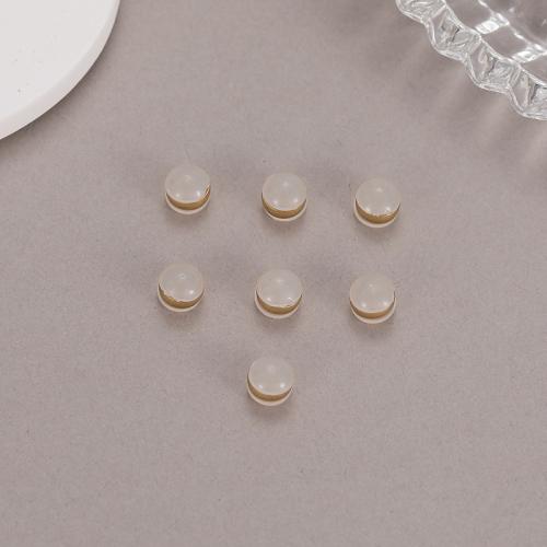 Brass Ear Nut Component, with Silicone, DIY, more colors for choice, 5.60mm, Sold By PC