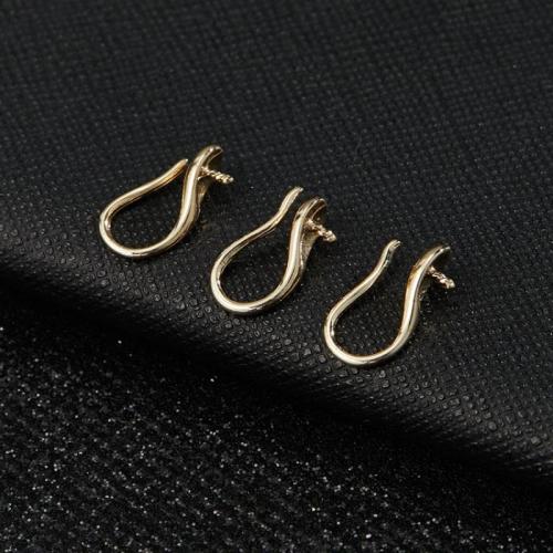 Brass Hook Earwire, DIY, 7x12.50mm, Sold By PC