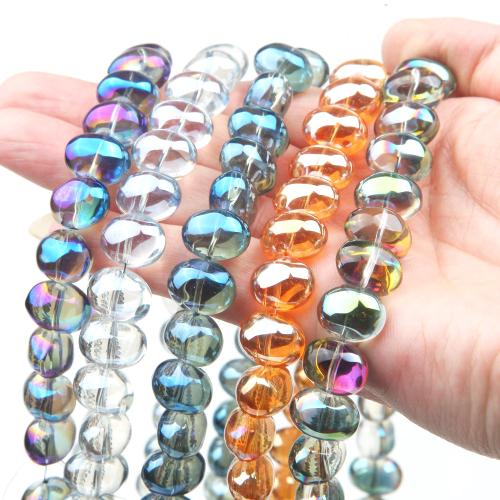 Fashion Glass Beads, DIY, more colors for choice, 11x14mm, 10PCs/Strand, Sold By Strand