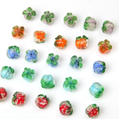 Lampwork Beads, Fruit, DIY, more colors for choice, 11x12mm, Hole:Approx 1.5mm, Sold By PC