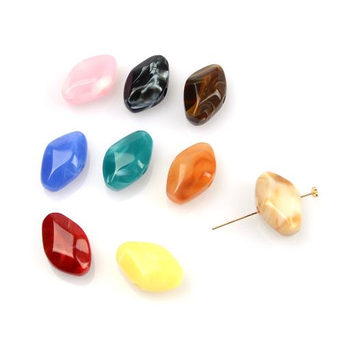 Acrylic Jewelry Beads, DIY, more colors for choice, 16x26mm, 10PCs/Bag, Sold By Bag